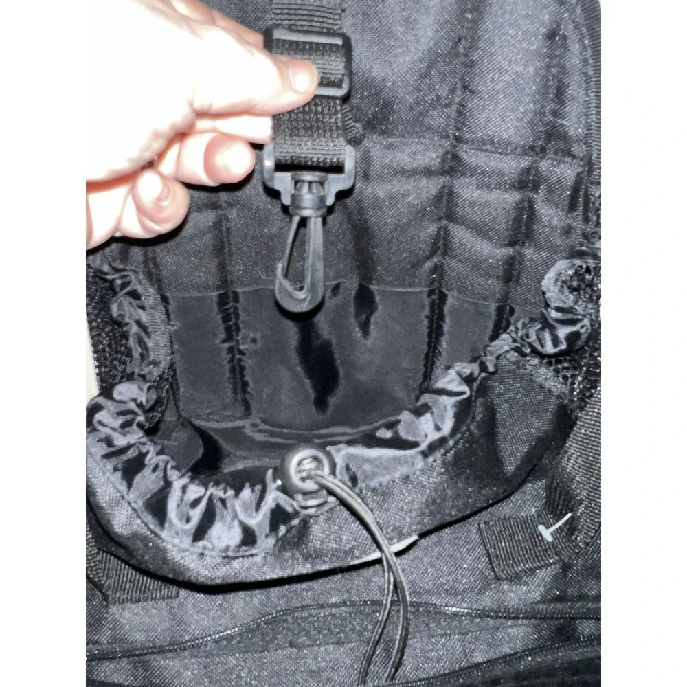 Outward Hound Small Dog Front Carrier Black Adjustable Straps Pet Travel Bag